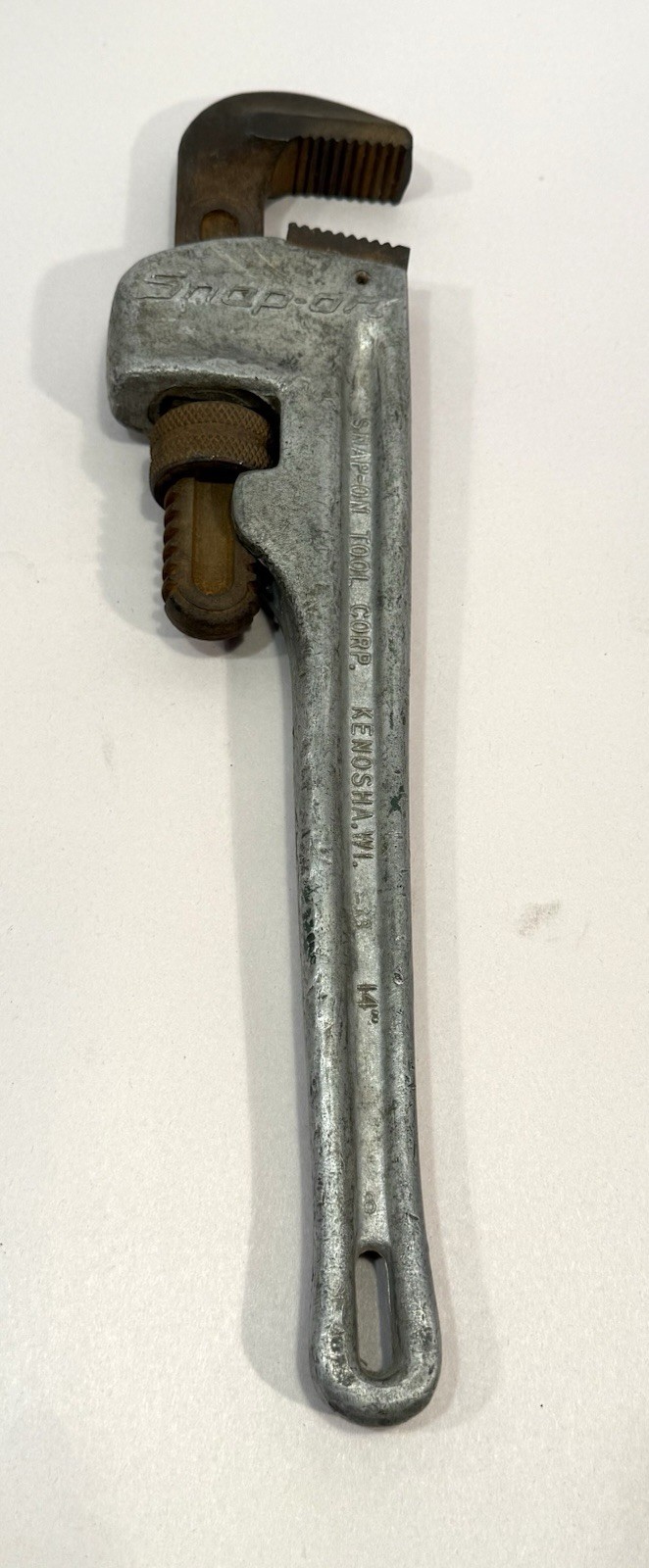 Snap-On PWA14A 14” Aluminum Pipe Wrench Kenosha, WI USA