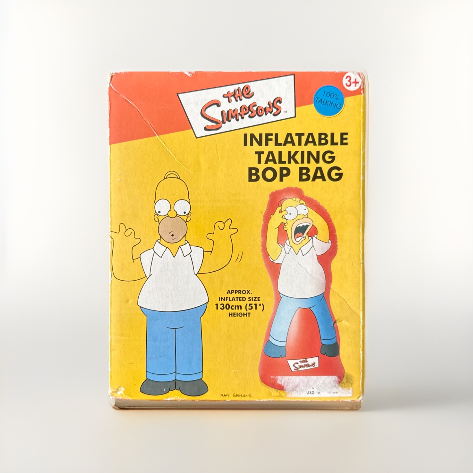 The Simpsons Inflatable Talking Bop Bag 51 The Simpsons Inflatable Talking Bop Bag 51