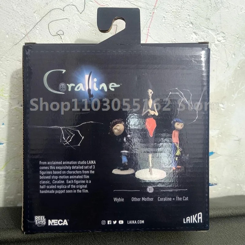 NECA Coraline and the Secret Door 3PCS Action Figure Set Movie Collectible Toy NECA Coraline and the Secret Door 3PCS Action Figure Set Movie Collectible Toy