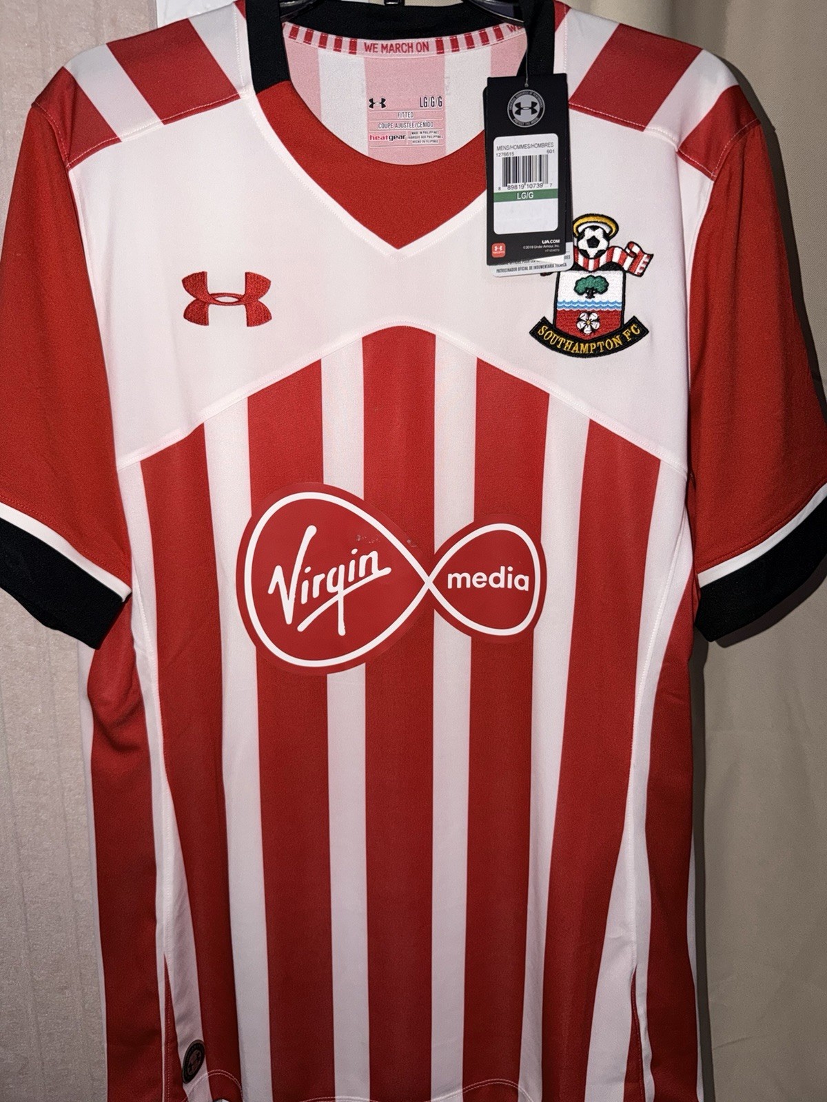Sunderland AFC Men’s Authentic Home Jersey Large Sunderland AFC Men’s Authentic Home Jersey Large