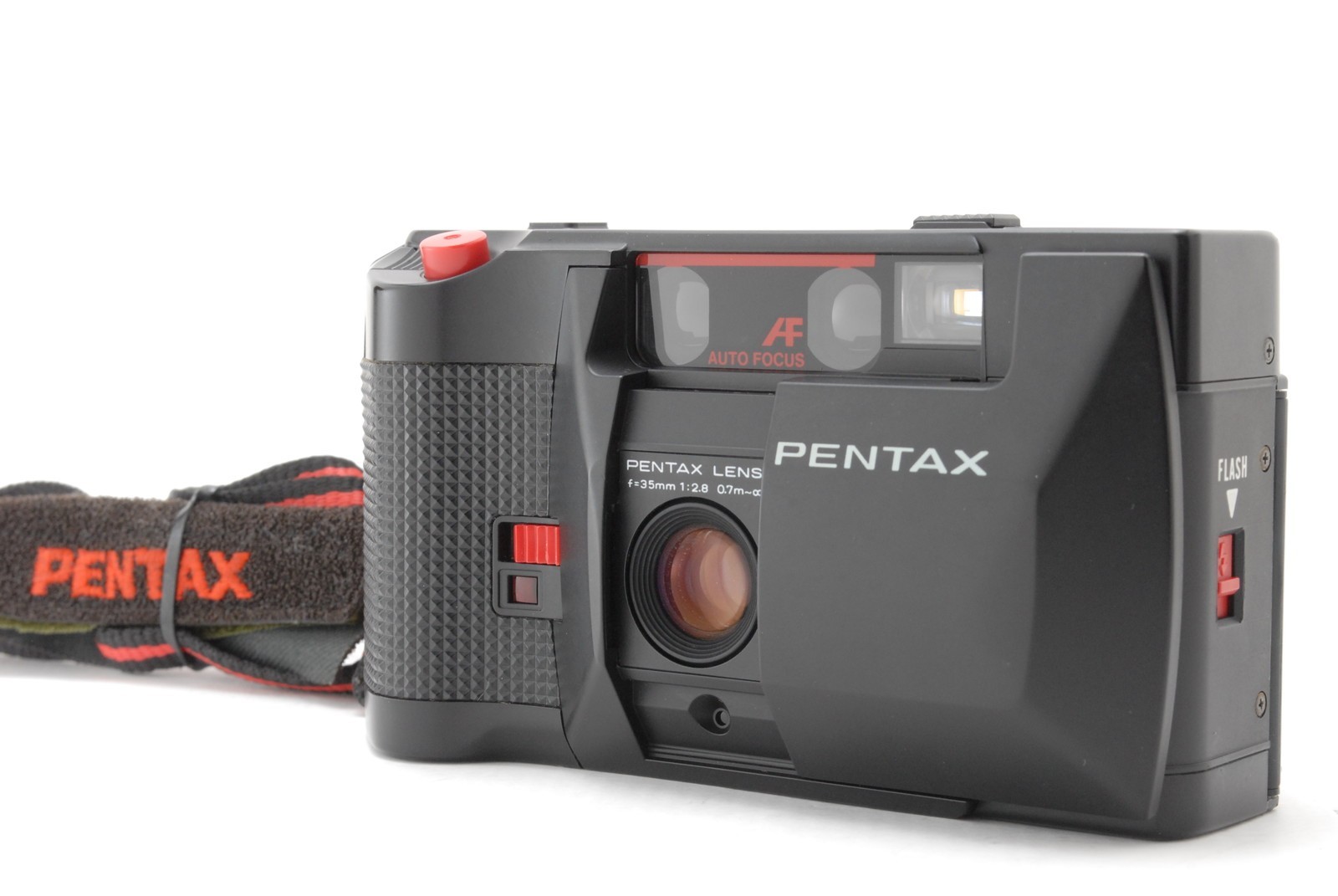 [Almost MINT W/Strap] Pentax PC35 AF-M Date Point & Shoot 35mm Camera From JAPAN