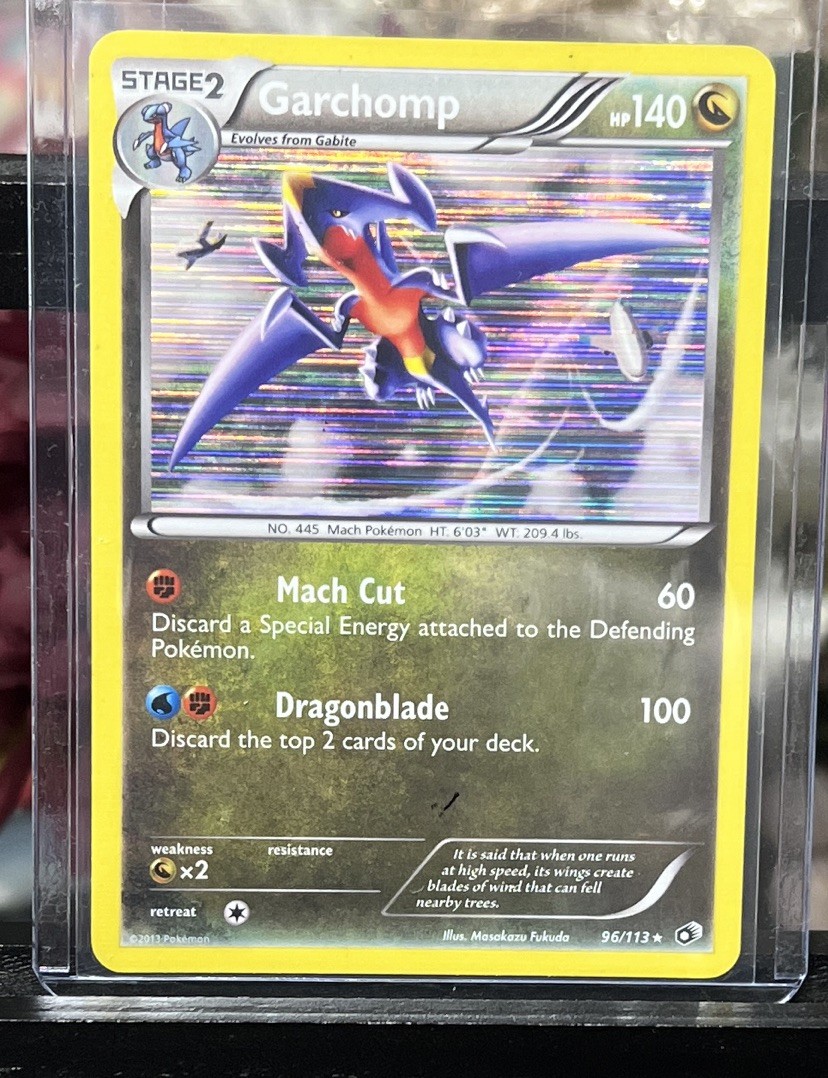 Pokemon Garchomp 2013 B&W Legendary Treasures Holo Card 96/113 Pokemon Garchomp 2013 B&W Legendary Treasures Holo Card 96/113
