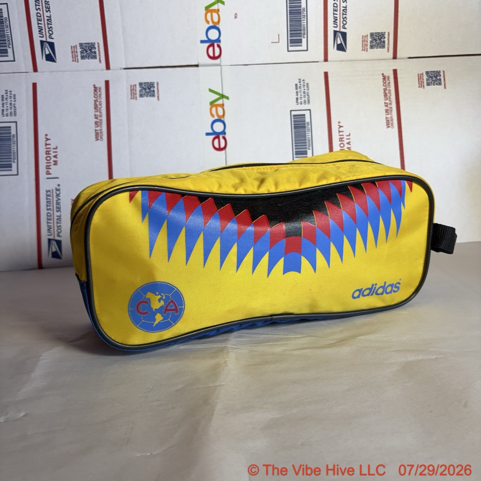Vintage 1995-96 Adidas Club America Soccer Cleat Boot Bag Liga MX Mexico