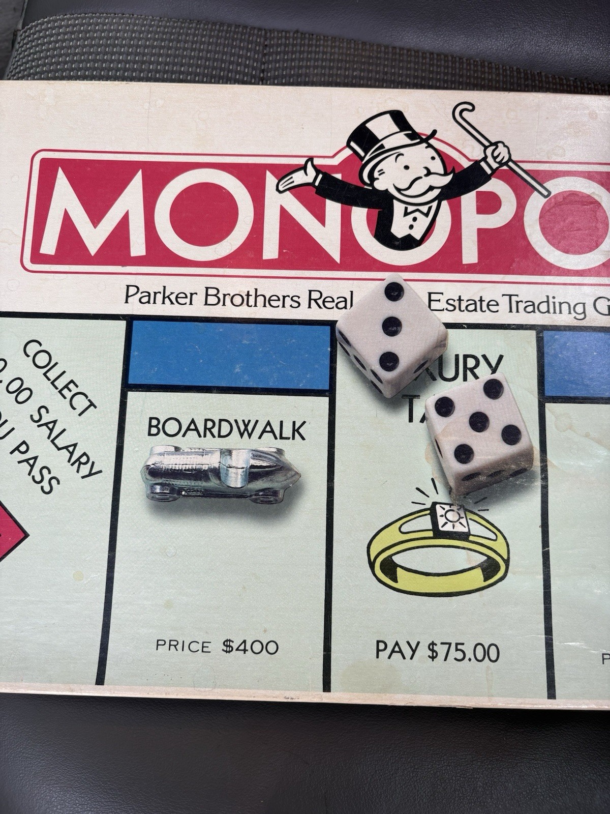 Vintage Parker Brothers Monopoly Deluxe Edition Real Estate Trading Board Game Vintage Parker Brothers Monopoly Deluxe Edition Real Estate Trading Board Game