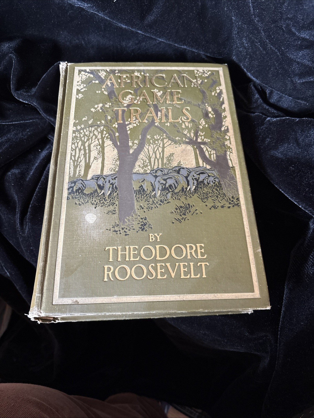 African Game Trails Teddy Theodore Roosevelt Scribners 1910 1st Edition Vintage 