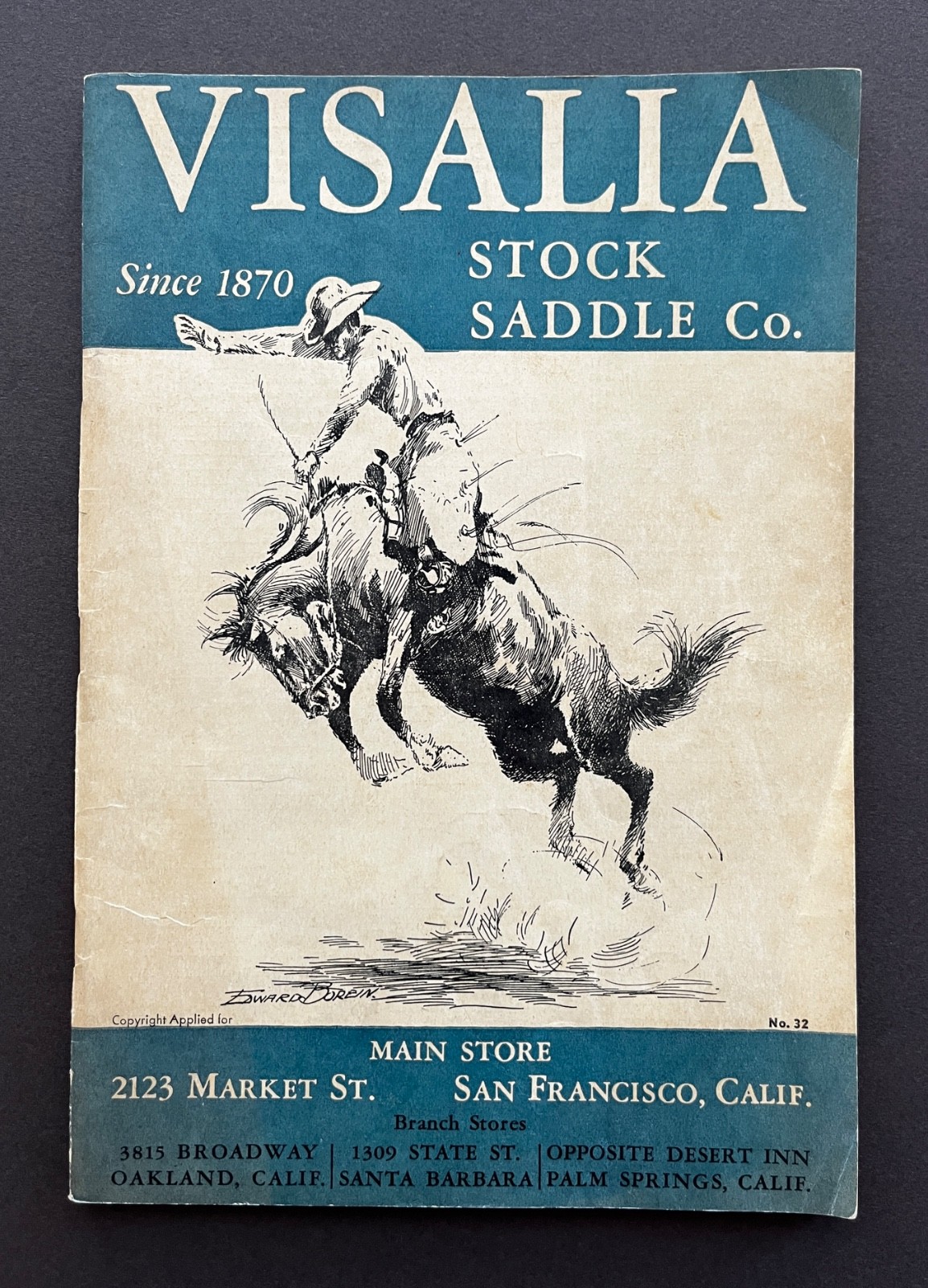 Vintage 1940 Visalia Stock Saddle Co Anniversary Catalog No 32 San Francisco