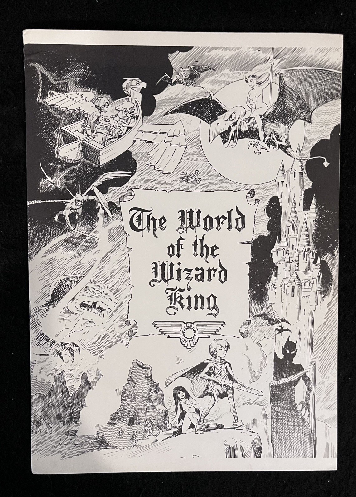 The World of the Wizard King #1 - VF (1974, Real Free Press) Wally Wood, indie The World of the Wizard King #1 - VF (1974, Real Free Press) Wally Wood, indie