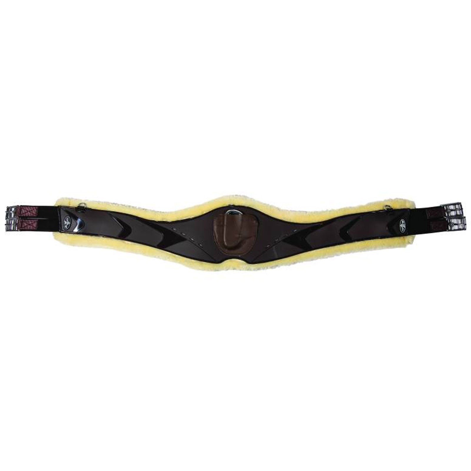 PROFESSIONAL\'S CHOICE Contoured Jump Fleece 54 Chocolate Girth (CJGF54-CHO)