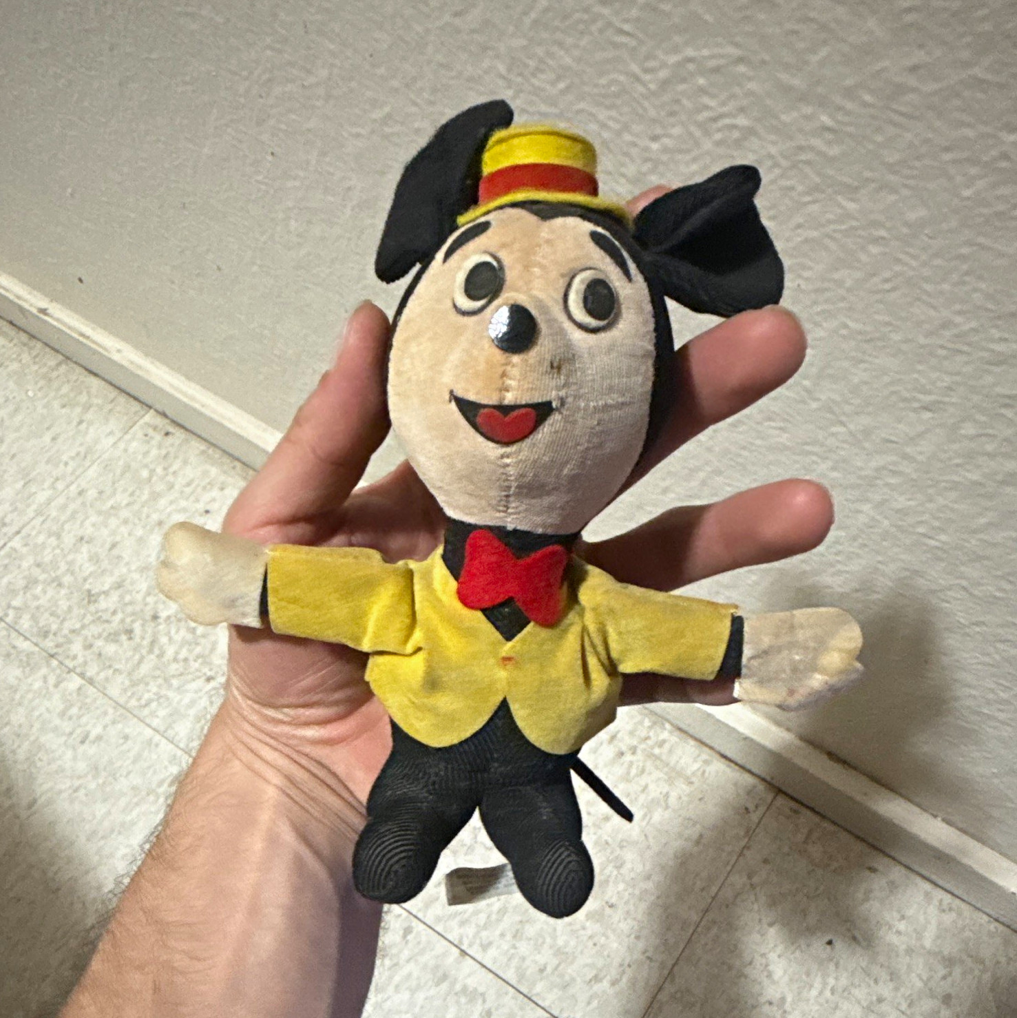 Vintage Walt Disney Mickey Mouse Plush. All fabric c 1950’s Made in Japan Vintage Walt Disney Mickey Mouse Plush. All fabric c 1950’s Made in Japan