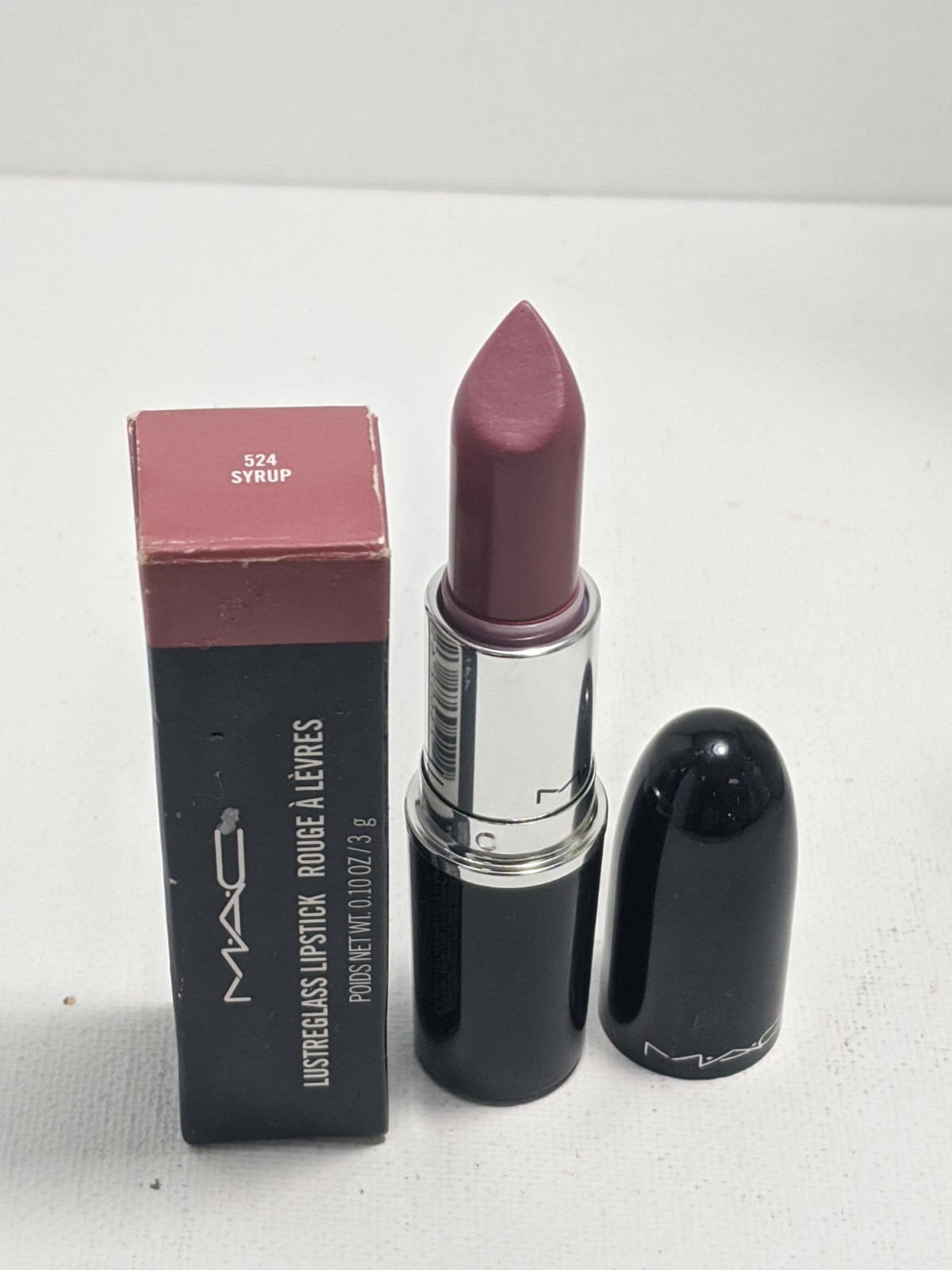 MAC LUSTRE LIPSTICK - 524 SYRUP - BNIB - DISCONTINUED FORMULA MAC LUSTRE LIPSTICK - 524 SYRUP - BNIB - DISCONTINUED FORMULA