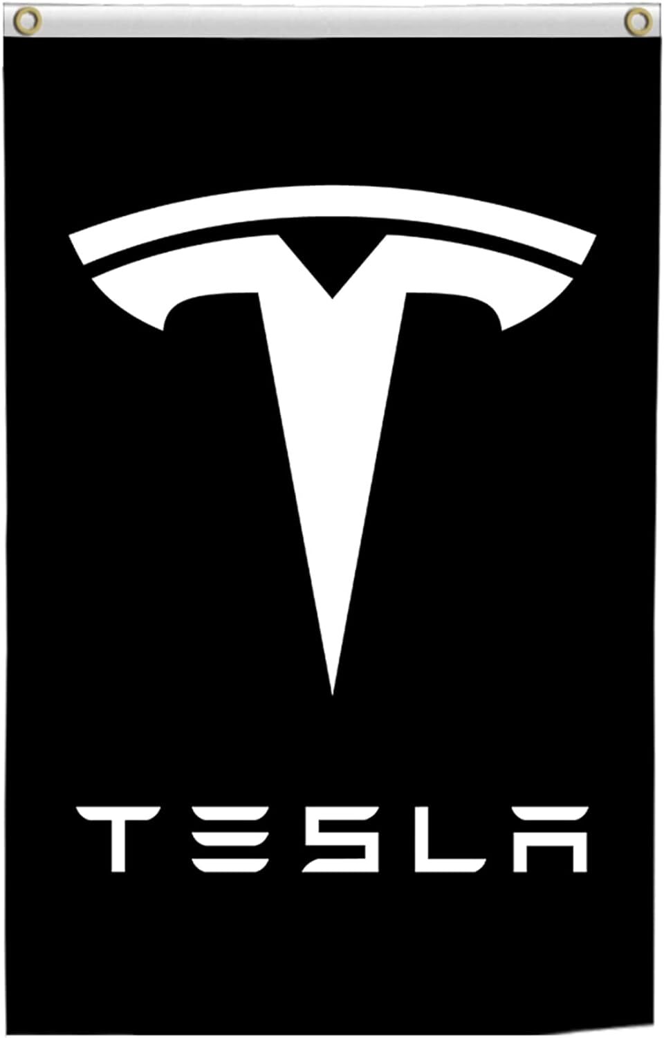 Tesla Motors 3ft x 5ft Flag Banner Wall Sign Poster