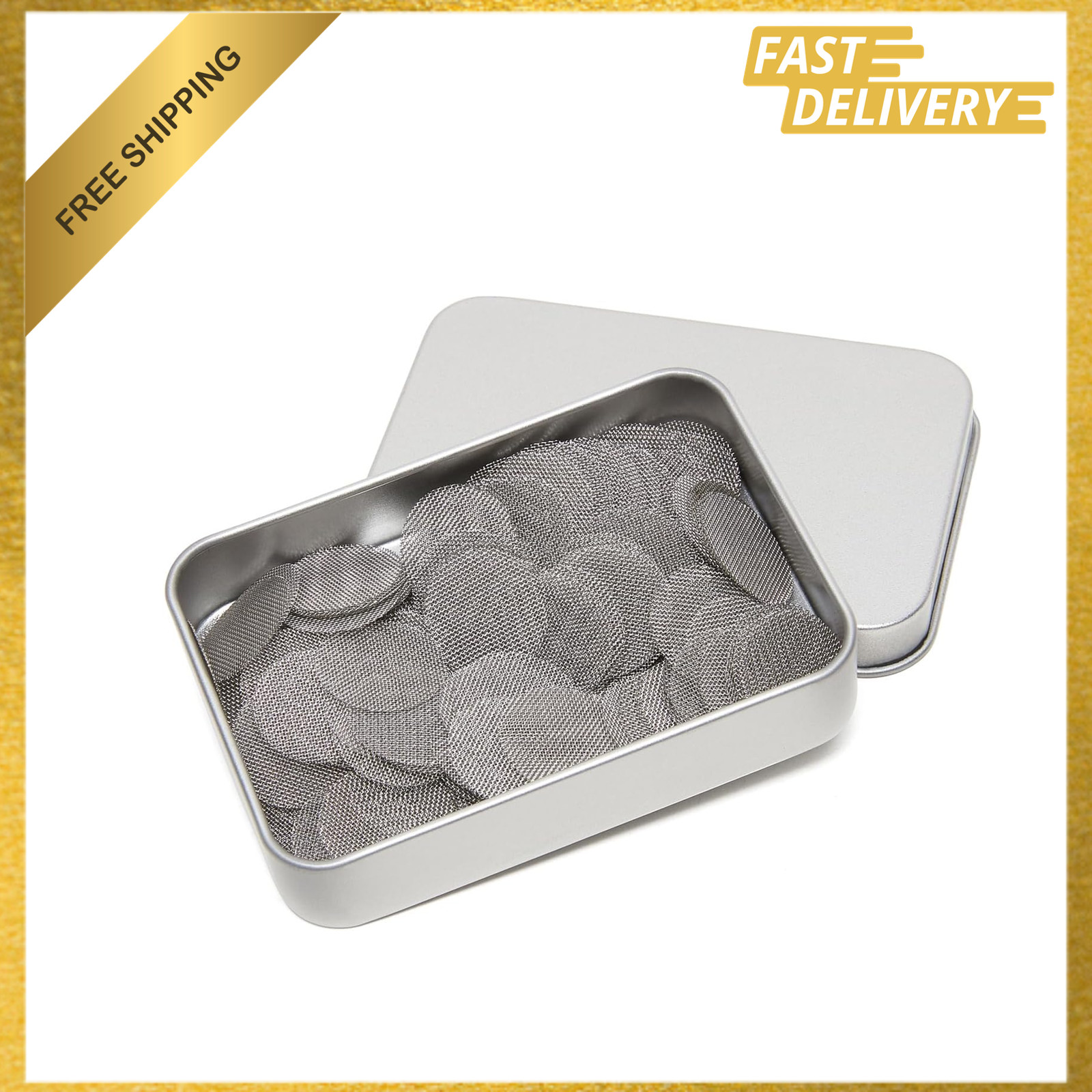400pcs Pipe Screens 1/2 Inch Stainless Steel Replacement Filters with Metal 400pcs Pipe Screens 1/2 Inch Stainless Steel Replacement Filters with Metal