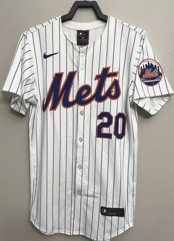 New York Mets Pete Alonso #20 White Authentic Baseball Jersey Size S-3XL NWT New York Mets Pete Alonso #20 White Authentic Baseball Jersey Size S-3XL NWT