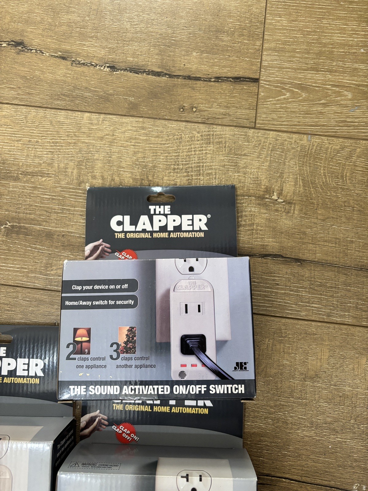 The Clapper Sound Activated On Off Switch Clap Original Box Vtg As Seen on TV