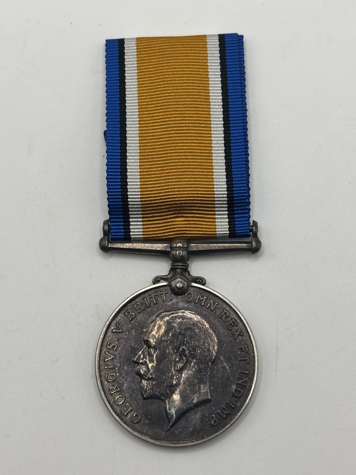 WWI British War Medal George V 1914-1918 Genuine Antique WWI British War Medal George V 1914-1918 Genuine Antique