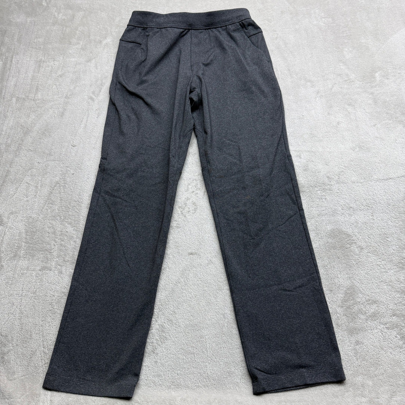 Lululemon Discipline Pants Men Medium Dark Grey Heather Pull On Stretch Trousers