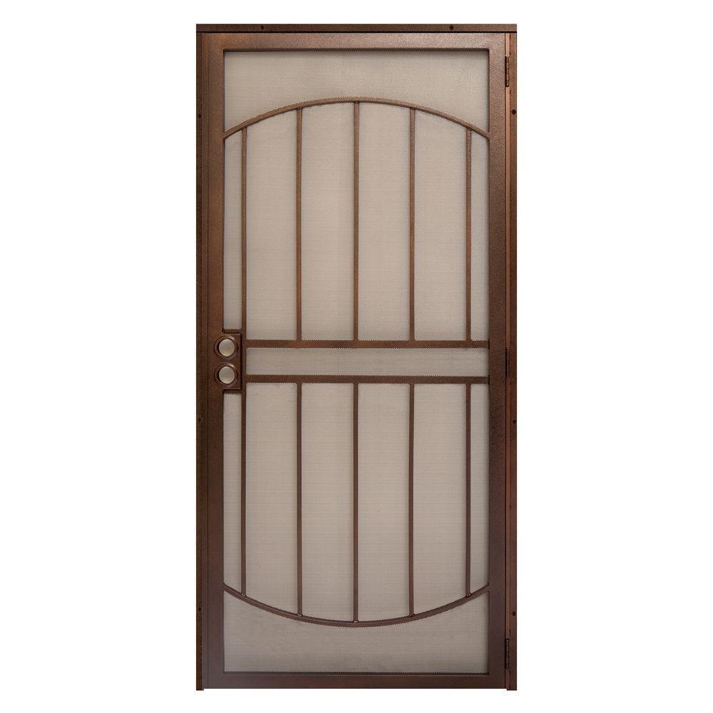 Unique Home Designs Security Door W/ Metal Screen 36\ Unique Home Designs Security Door W/ Metal Screen 36\