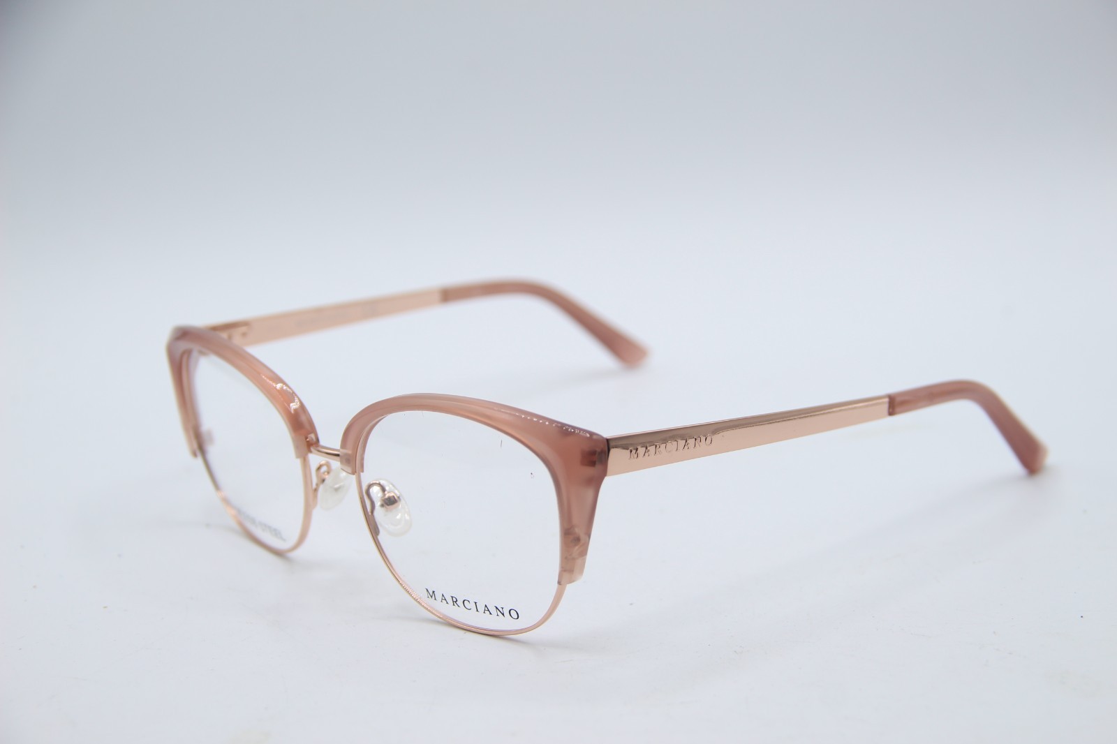 NEW MARCIANO GM0334 072 PINK GOLD AUTHENTIC EYEGLASSES 52-18
