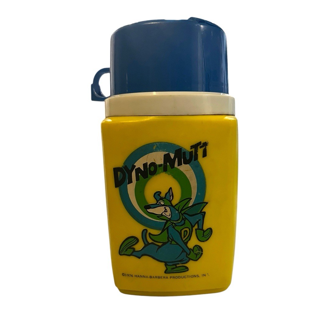 Vintage 1976 DYNOMUTT Hanna-Barbera Thermos King Seeley Vintage 1976 DYNOMUTT Hanna-Barbera Thermos King Seeley