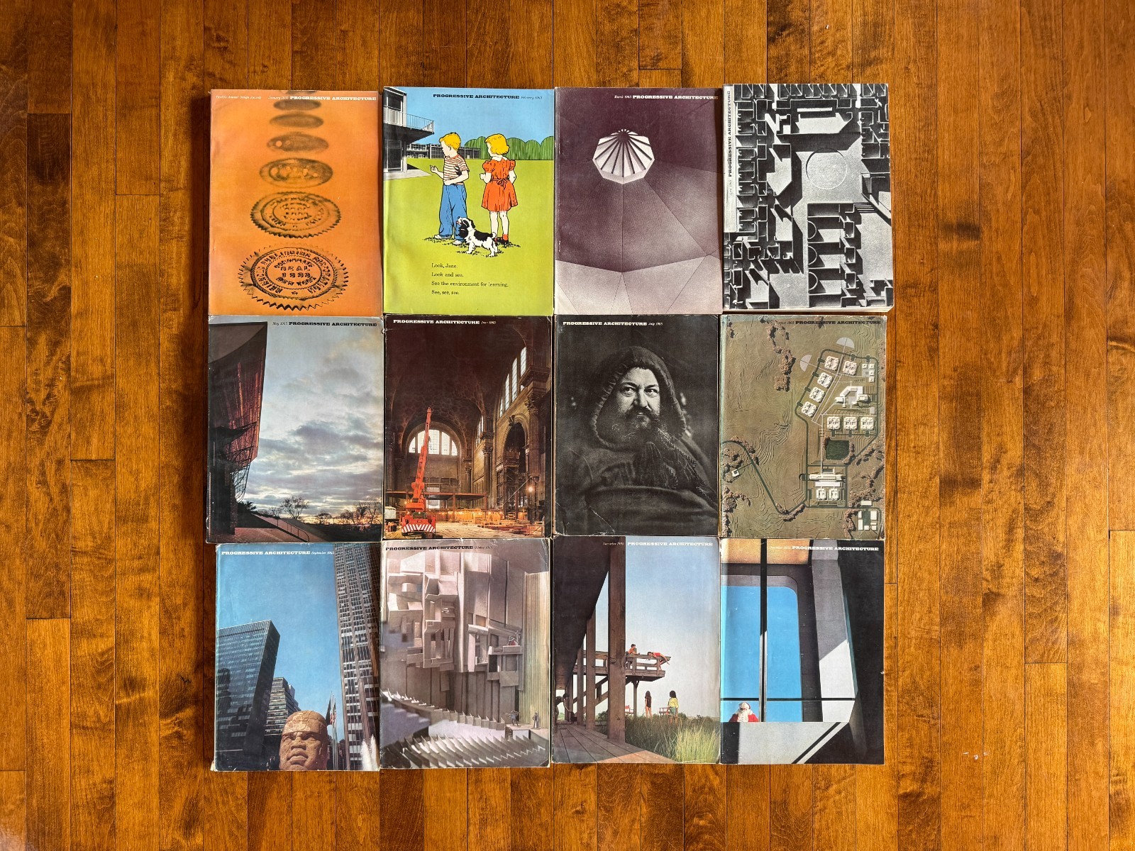 1965 Progressive Architecture Collectible Magazines - FULL YEAR