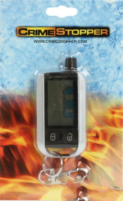 Crimestopper SPLCD 52 2-Way Paging Replacement FM LCD Remote FOB for SP502 NEW