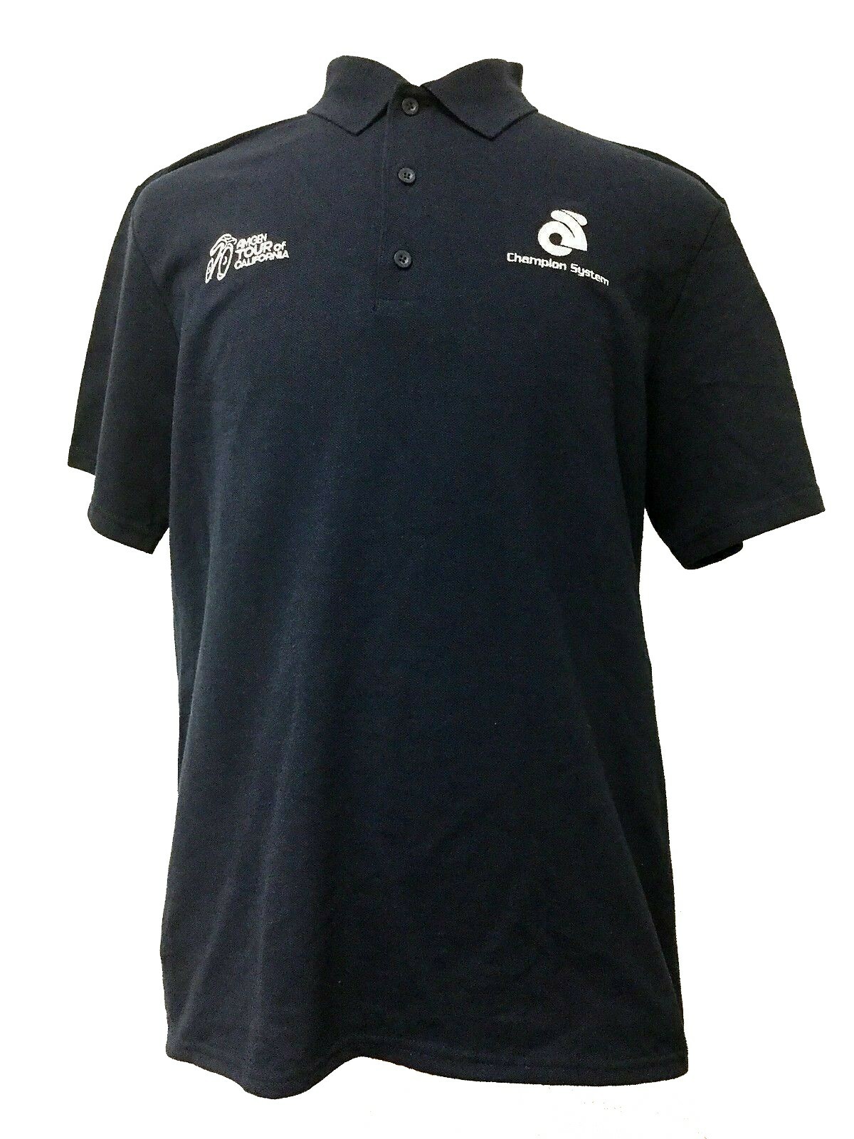 Amgen Tour of California Champion System Navy Mens Polo Golf Shirt Cycling C89
