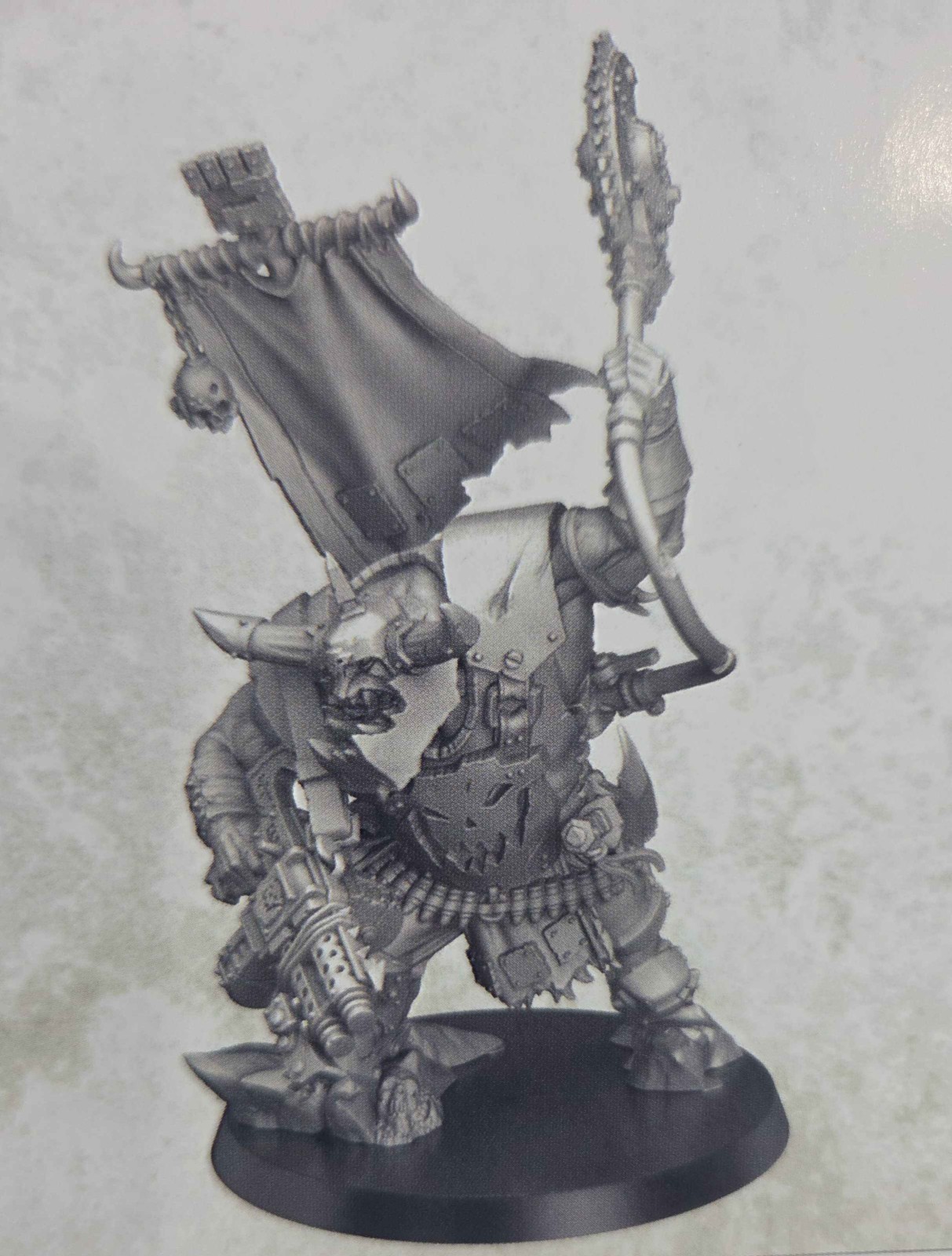 Orks- Warboss -Warhammer 40K Armageddon New on Sprue