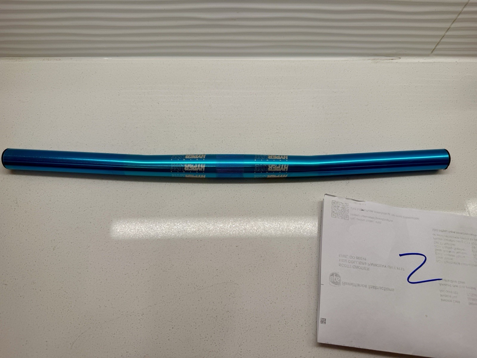 Vintage Answer HyperLite Handlebar 3 Deg 540mm 25.4 Turquosie Blue Yeti π« Klein Vintage Answer HyperLite Handlebar 3 Deg 540mm 25.4 Turquosie Blue Yeti π« Klein