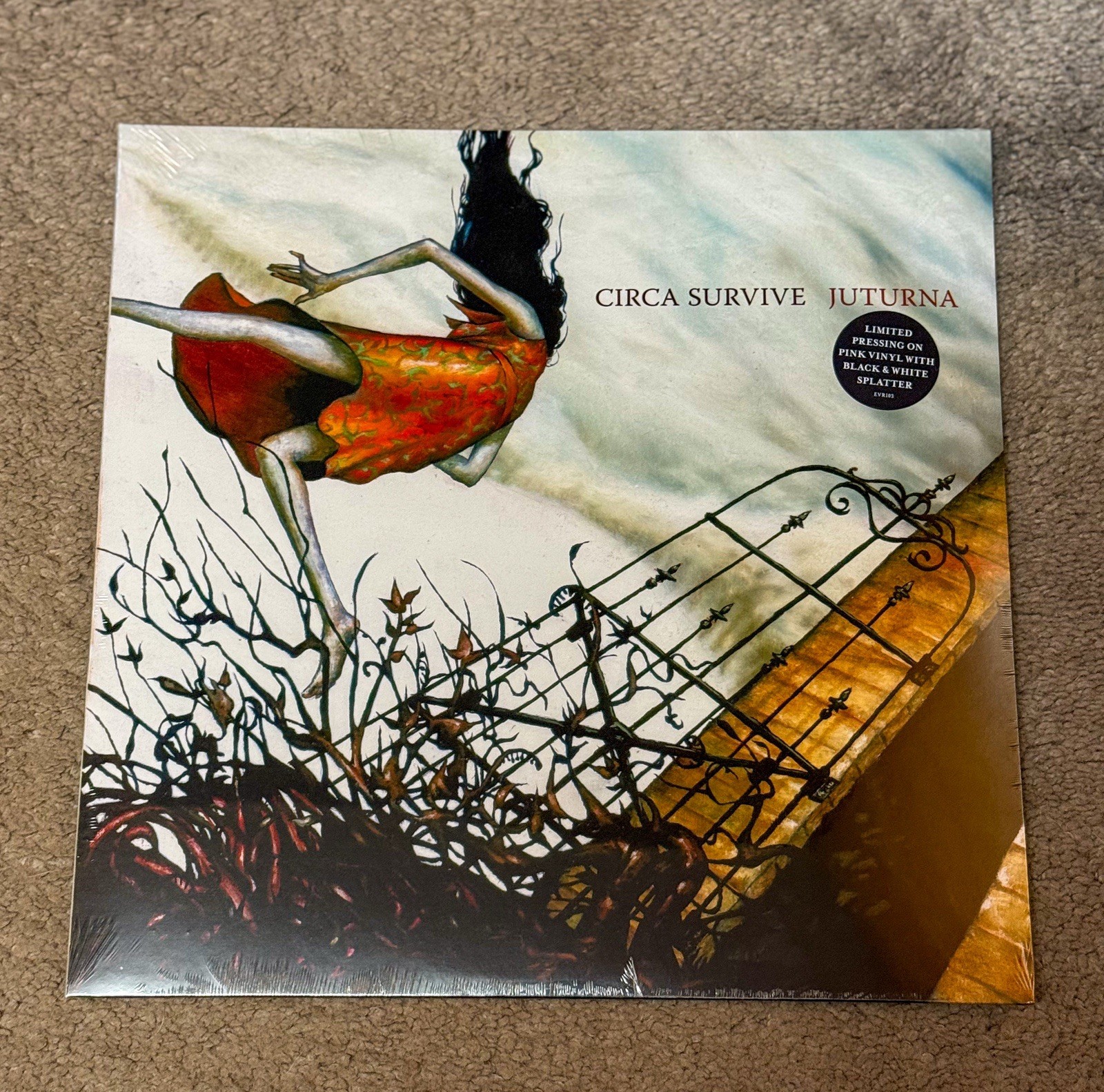 CIRCA SURVIVE - JUTURNA LP VINYL PINK BLACK & WHITE SPLATTER LIMITED TO 1,000 CIRCA SURVIVE - JUTURNA LP VINYL PINK BLACK & WHITE SPLATTER LIMITED TO 1,000
