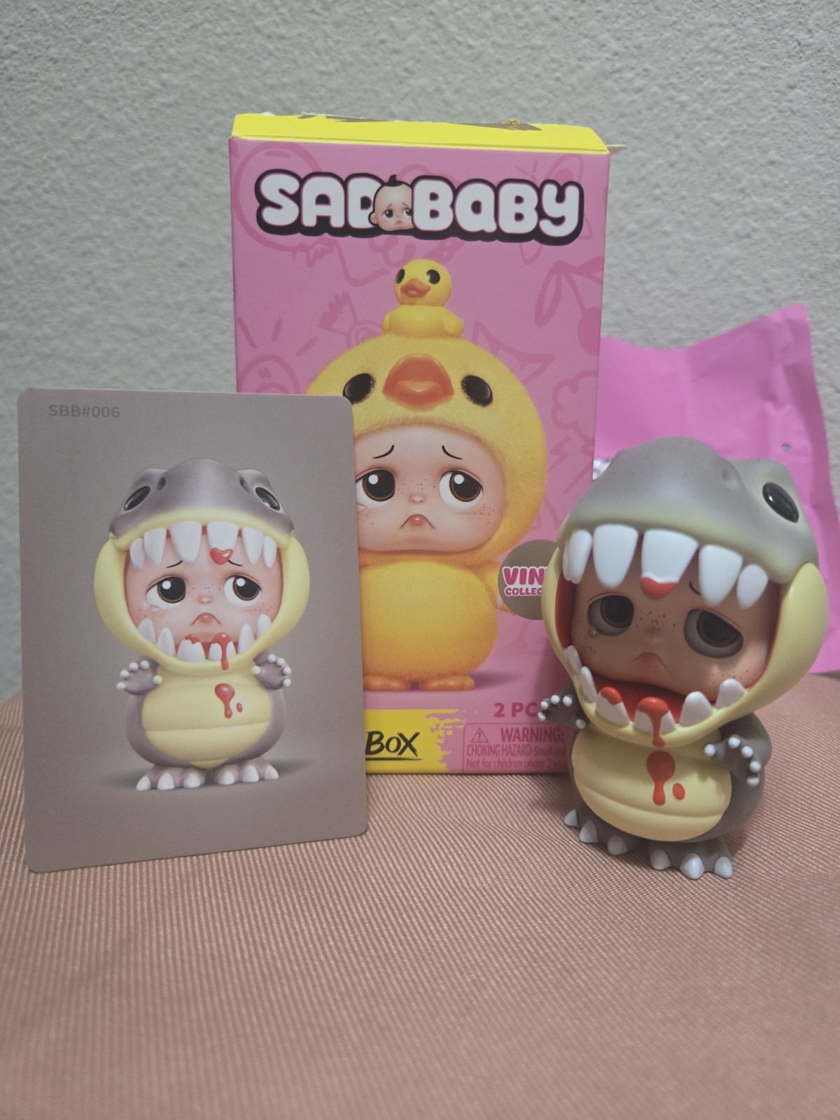 Starbox Sad Baby Dino T-rex Vinyl Figure New In Box Confirmed Starbox Sad Baby Dino T-rex Vinyl Figure New In Box Confirmed