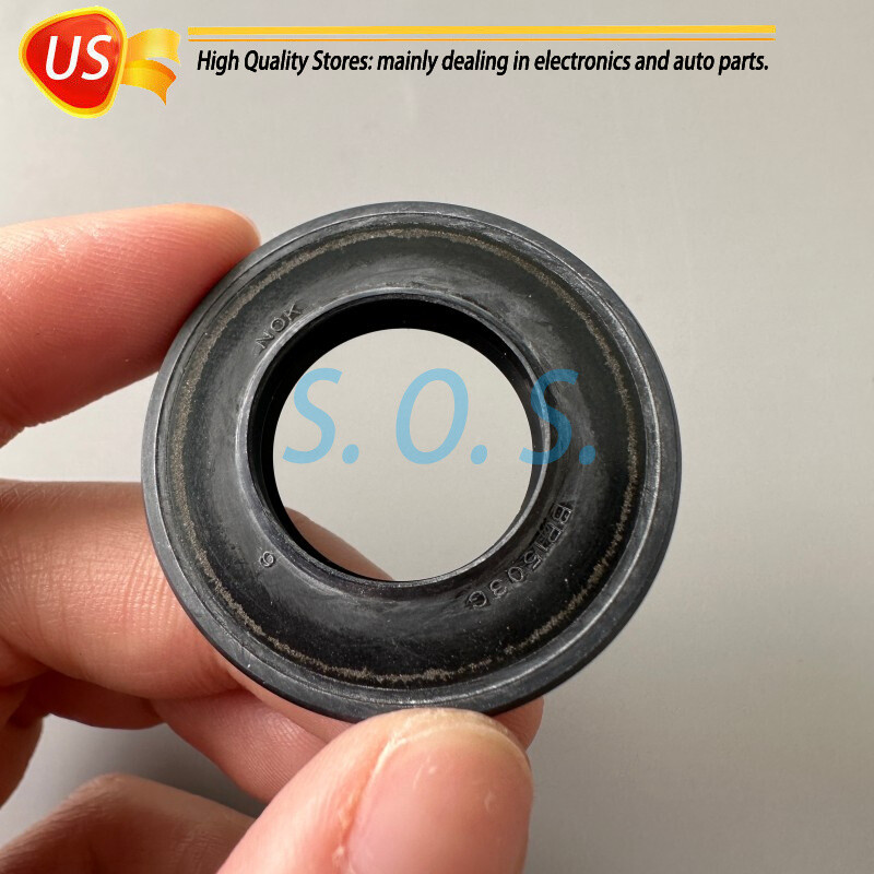 QTY:1 NEW FOR NOK BP1503G skeleton oil seal 19.05*34.6*6.3mm Black QTY:1 NEW FOR NOK BP1503G skeleton oil seal 19.05*34.6*6.3mm Black