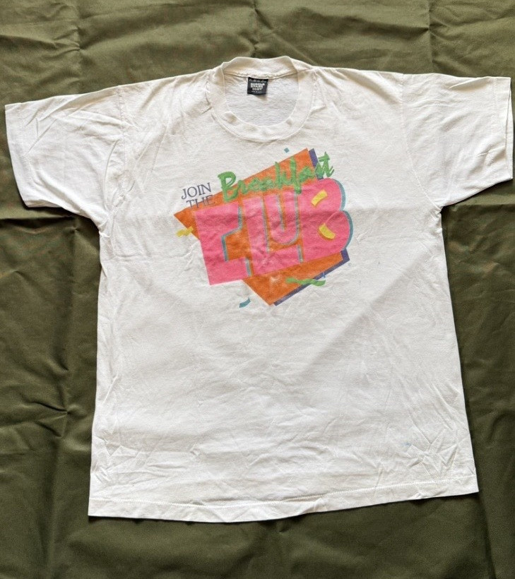 RARE VTG 80s The Breakfast Club T-Shirt Men’s XL Single Stitch USA RARE VTG 80s The Breakfast Club T-Shirt Men’s XL Single Stitch USA