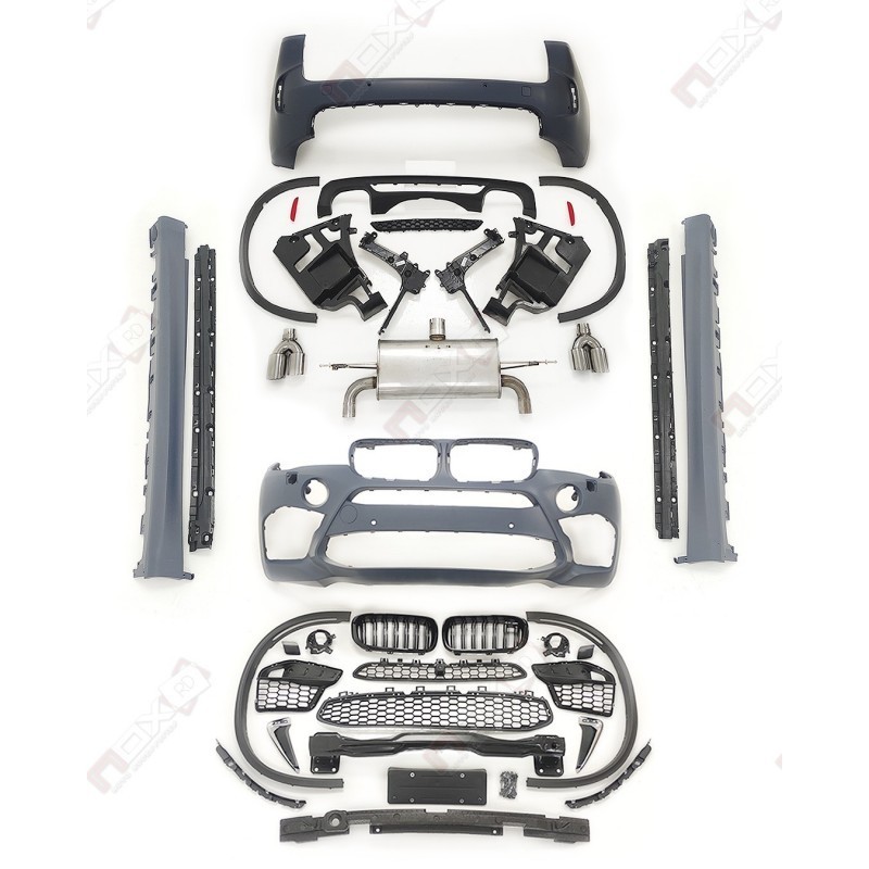 For 2014 -18 BMW  F15 Upgrade to X5M Front Rear Bumper Body Kit