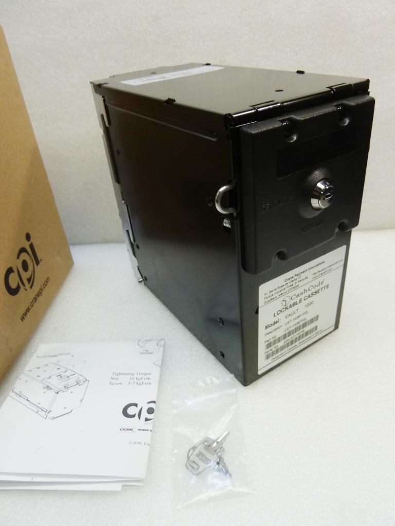 NEW - CPI CashCode VAULT 1000 Lockable Cassette | CST-1K067-P2L