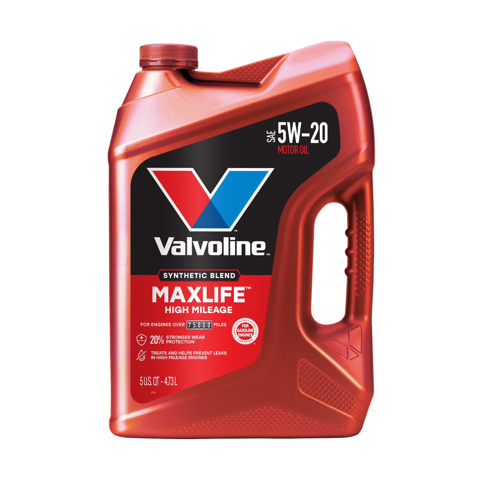 Valvoline MaxLife High Mileage 5W-20 Synthetic Blend Motor Oil 5 Quart Valvoline MaxLife High Mileage 5W-20 Synthetic Blend Motor Oil 5 Quart