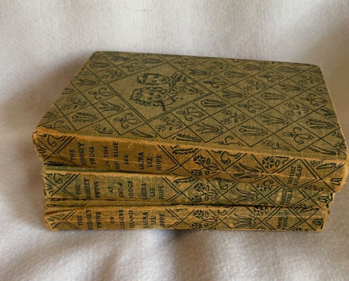 Vintage 1940’s Books - Decorative Bobbsey Twins Lot - 3 Hardcover Books Vintage 1940’s Books - Decorative Bobbsey Twins Lot - 3 Hardcover Books