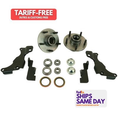 Ridetech 11529595, Kit Fits Corvette C2/C3 Front Bra ke Conversion Performance