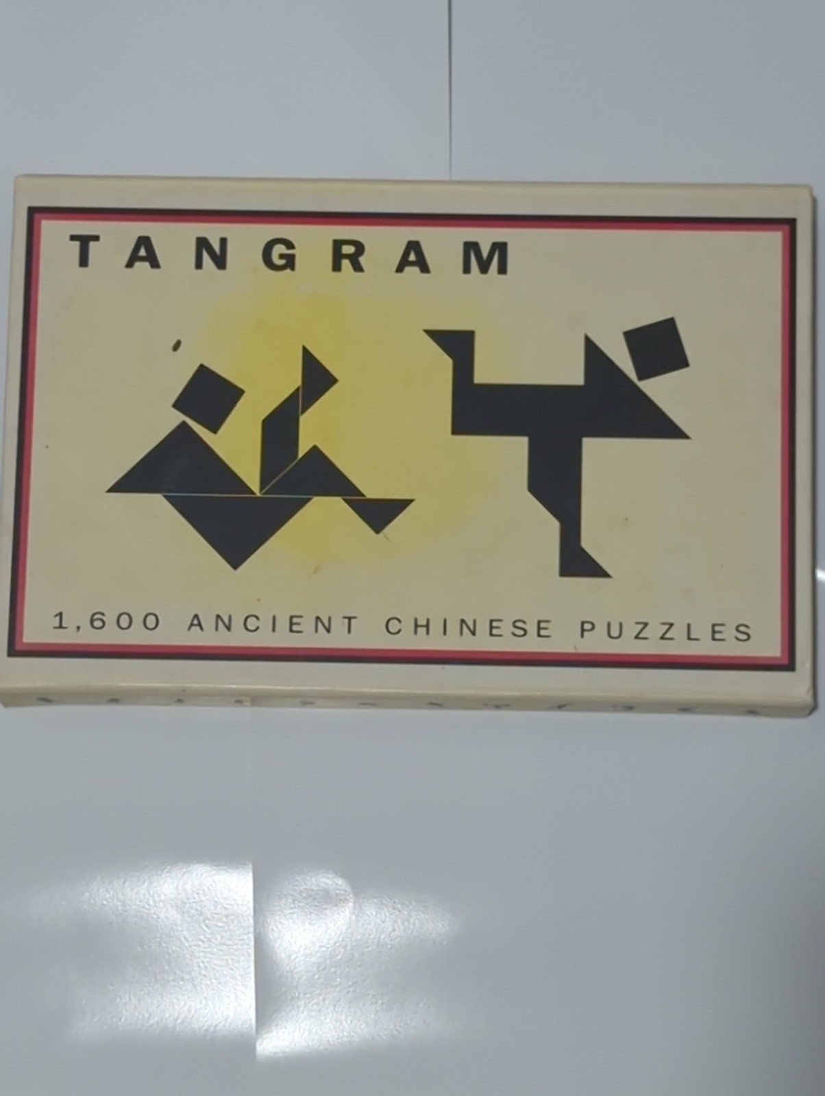Tangram Brain Teaser Puzzle Set 1,600 Chinese Puzzles 7-Piece Black Plastic Tangram Brain Teaser Puzzle Set 1,600 Chinese Puzzles 7-Piece Black Plastic