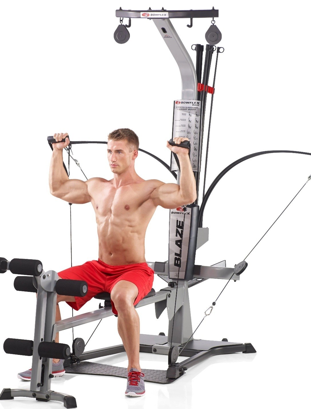 Bowflex Blaze Adjustable Home Gym w/ Chest Press Lat Pull Down Leg Ext 210lb Bowflex Blaze Adjustable Home Gym w/ Chest Press Lat Pull Down Leg Ext 210lb