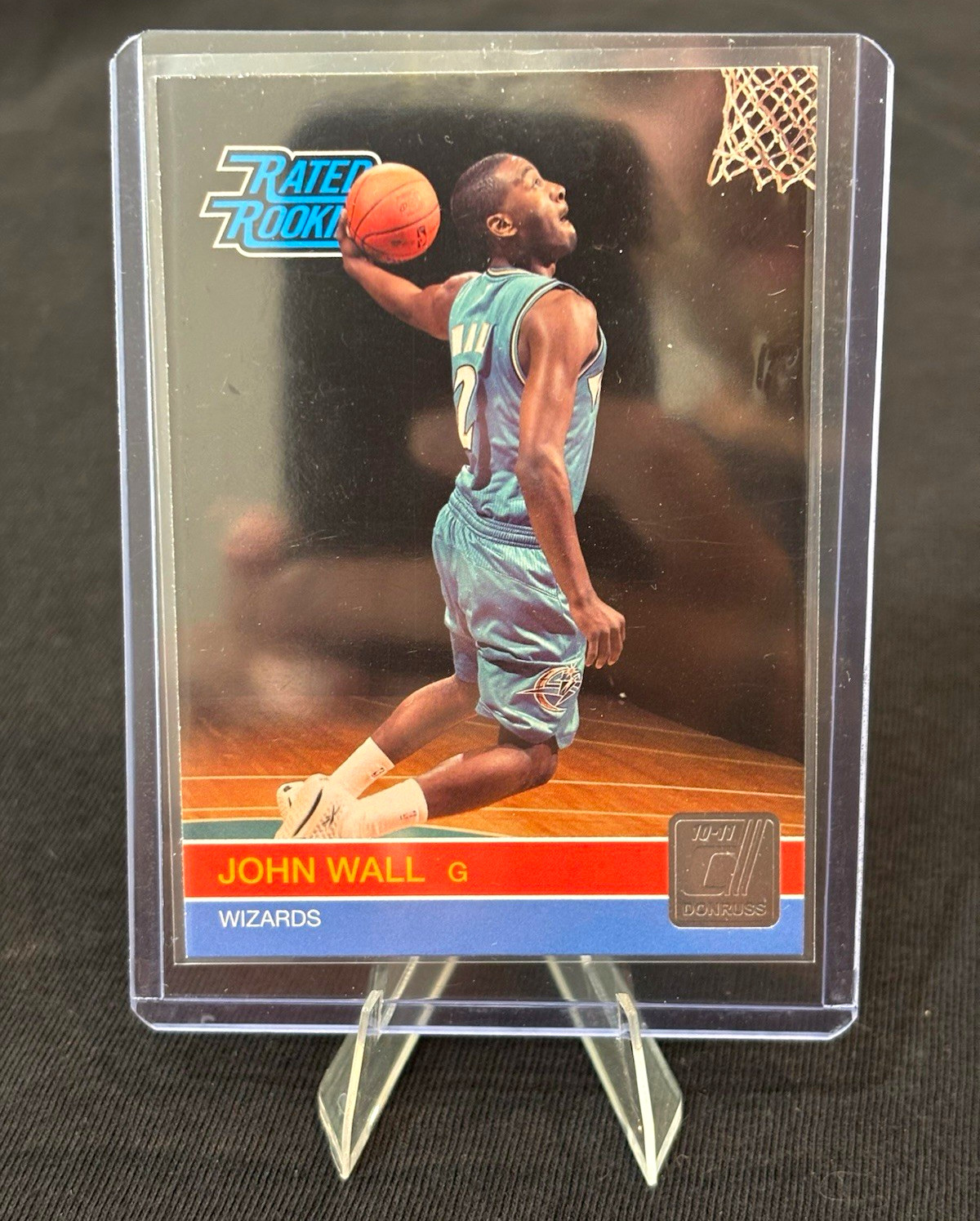 Panini 2010-11 Donruss Rated Rookie John Wall RC #228 Wizards Base Set