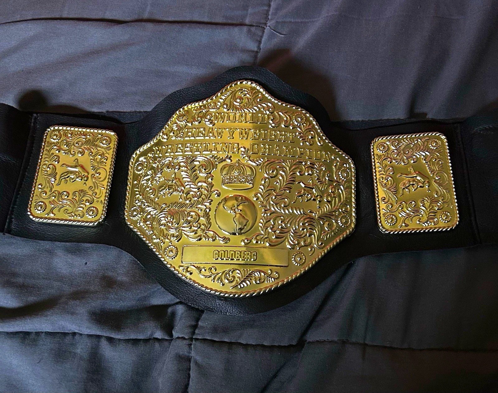 VTG 1998 Toy Quest WCW Goldberg World Heavyweight Wrestling Championship Belt VTG 1998 Toy Quest WCW Goldberg World Heavyweight Wrestling Championship Belt