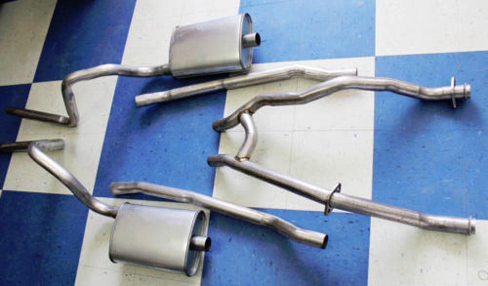 New 1965-1970 Mustang Dual Exhaust System Full Kit Standard H-pipe 2\