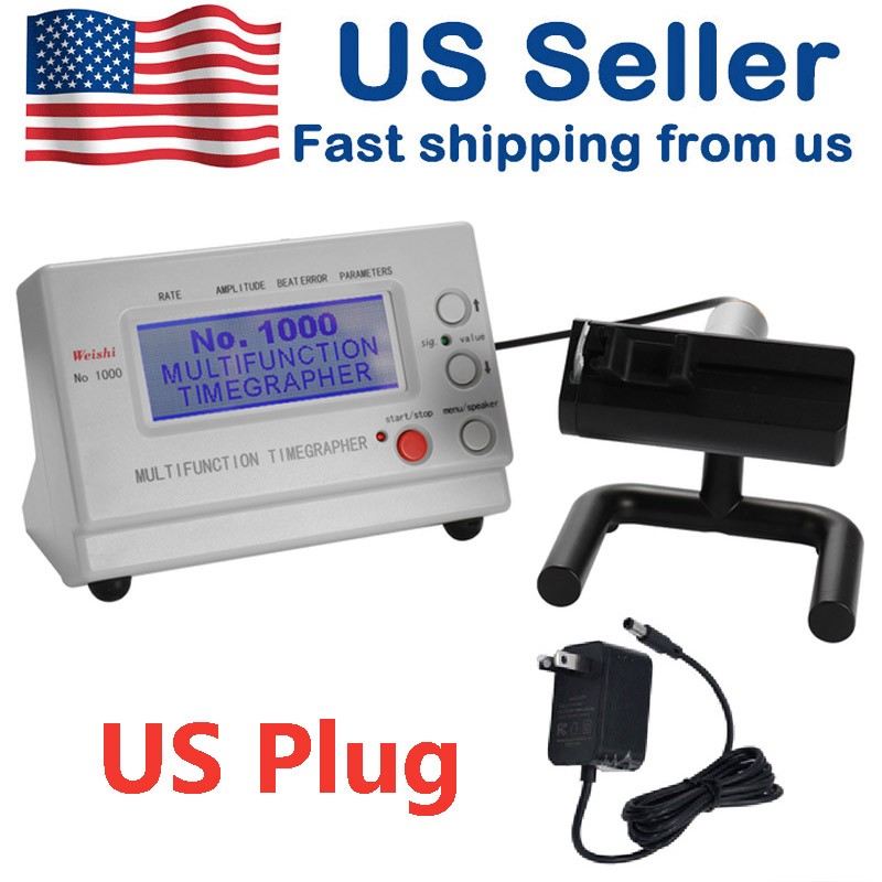No.1000 Weishi Timegrapher Mechanical Watch Timing Machine Multifunction US Plug No.1000 Weishi Timegrapher Mechanical Watch Timing Machine Multifunction US Plug
