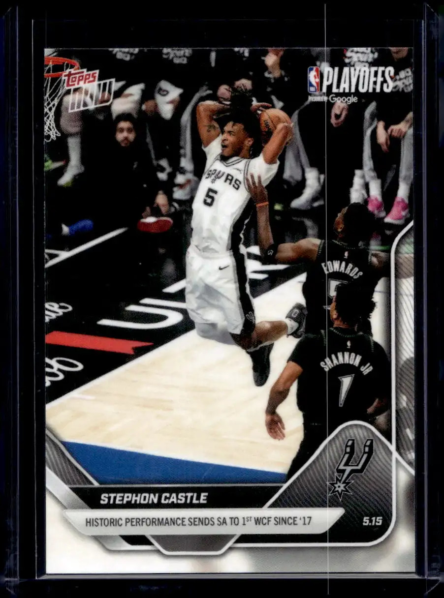 2025-26 Topps Now NBA #312 Stephon Castle Base Card (Qty) 2025-26 Topps Now NBA #312 Stephon Castle Base Card (Qty)