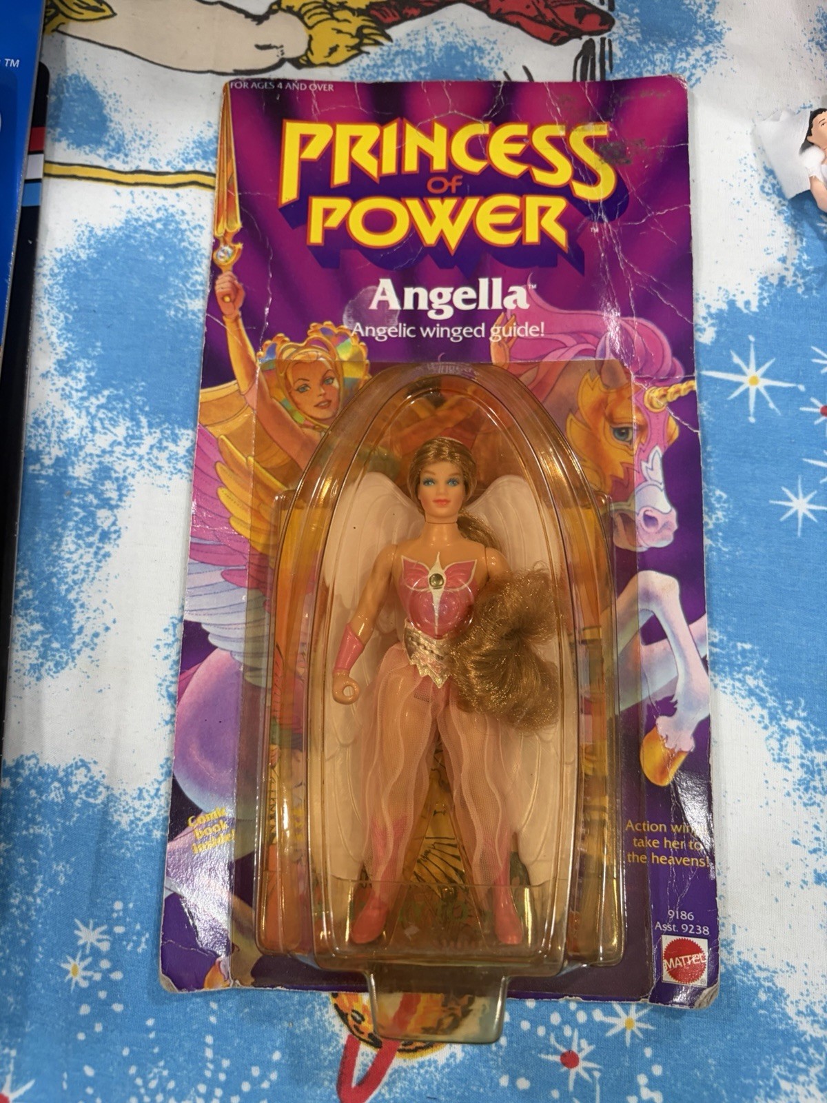 VINTAGE 1984 PRINCESS OF POWER She-Ra PoP ANGELLA Carded Figure Doll VINTAGE 1984 PRINCESS OF POWER She-Ra PoP ANGELLA Carded Figure Doll