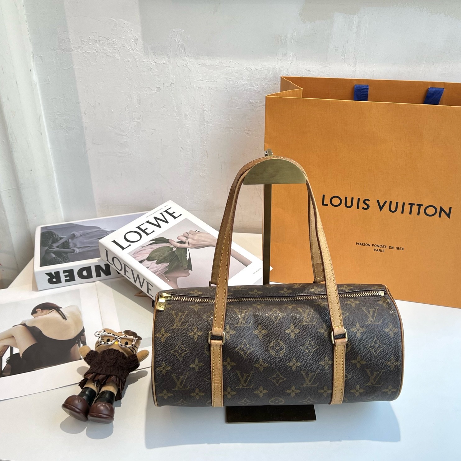 Louis Vuitton Pre-Owned Authentic Shoulder Bag Monogram Free Tracked Shipping
