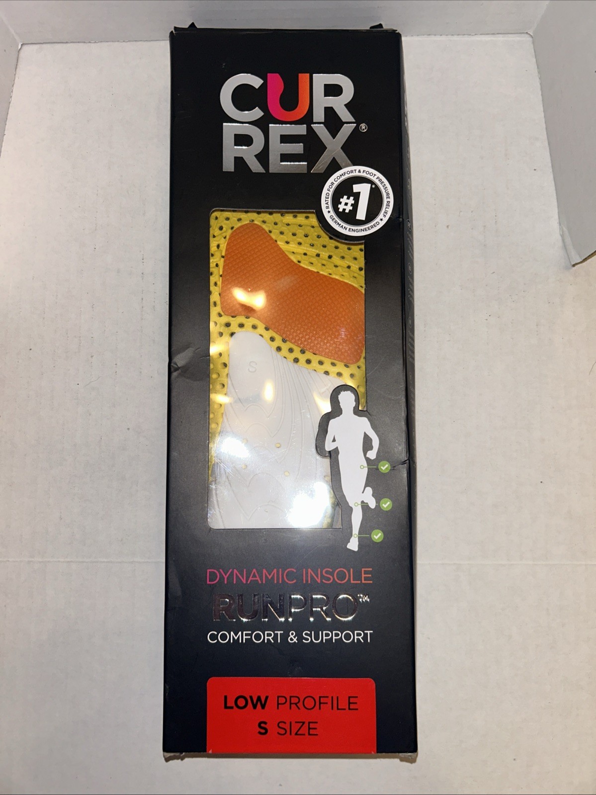 Currex RunPro Low Profile Dynamic Insoles Small EU 37-39 US W 6.5-8 M 5-6.5 Currex RunPro Low Profile Dynamic Insoles Small EU 37-39 US W 6.5-8 M 5-6.5