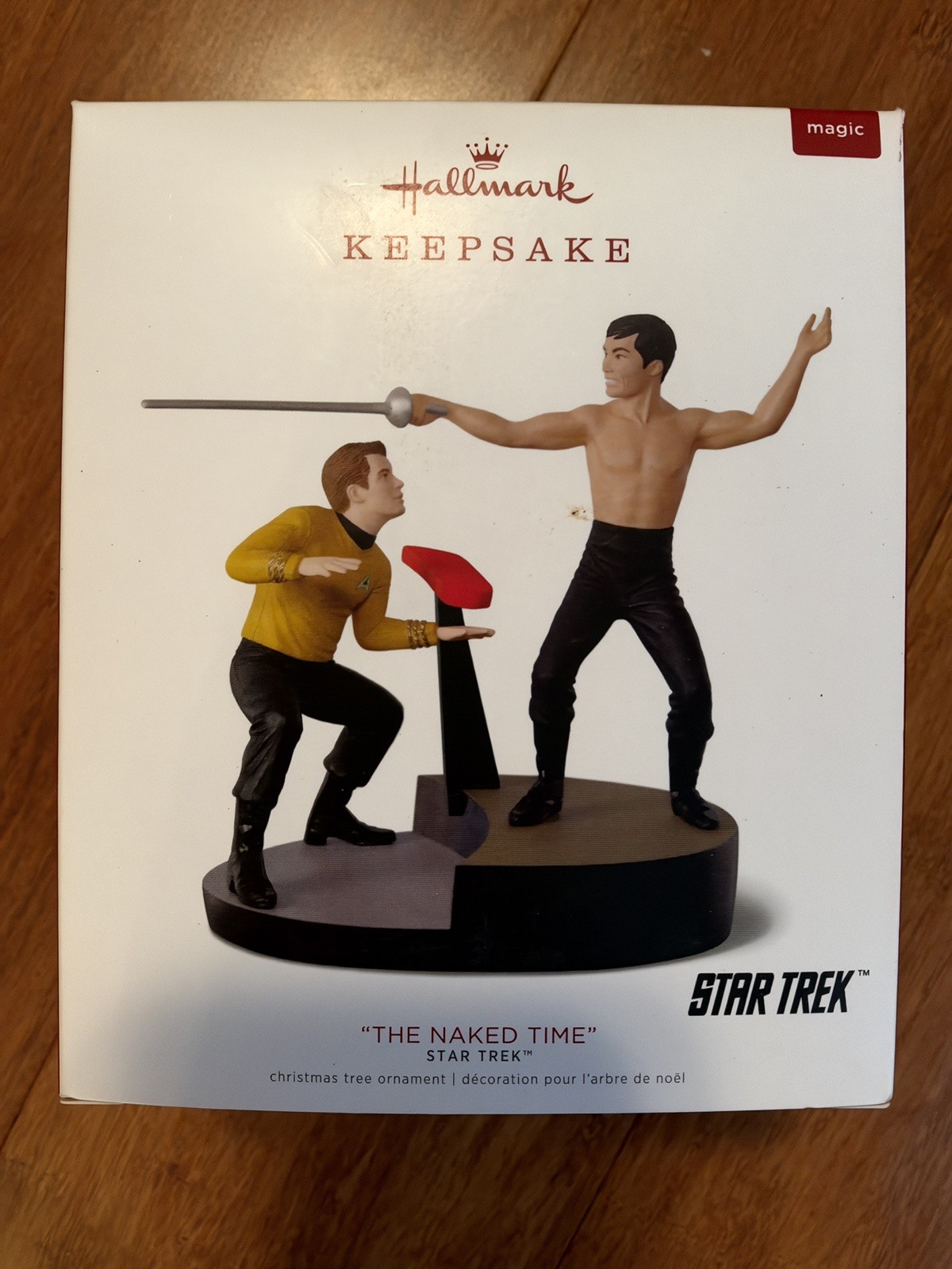 2018 HALLMARK STAR TREK THE NAKED TIME ORNAMENT MAGIC SOUND