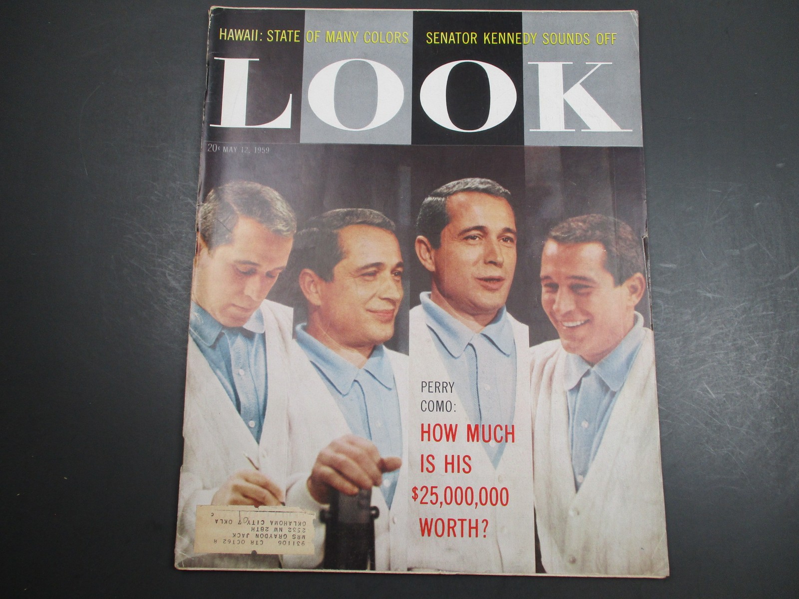1959 May 12 Look Magazine Perry Como Hawaii Eugene O’Neil Fire