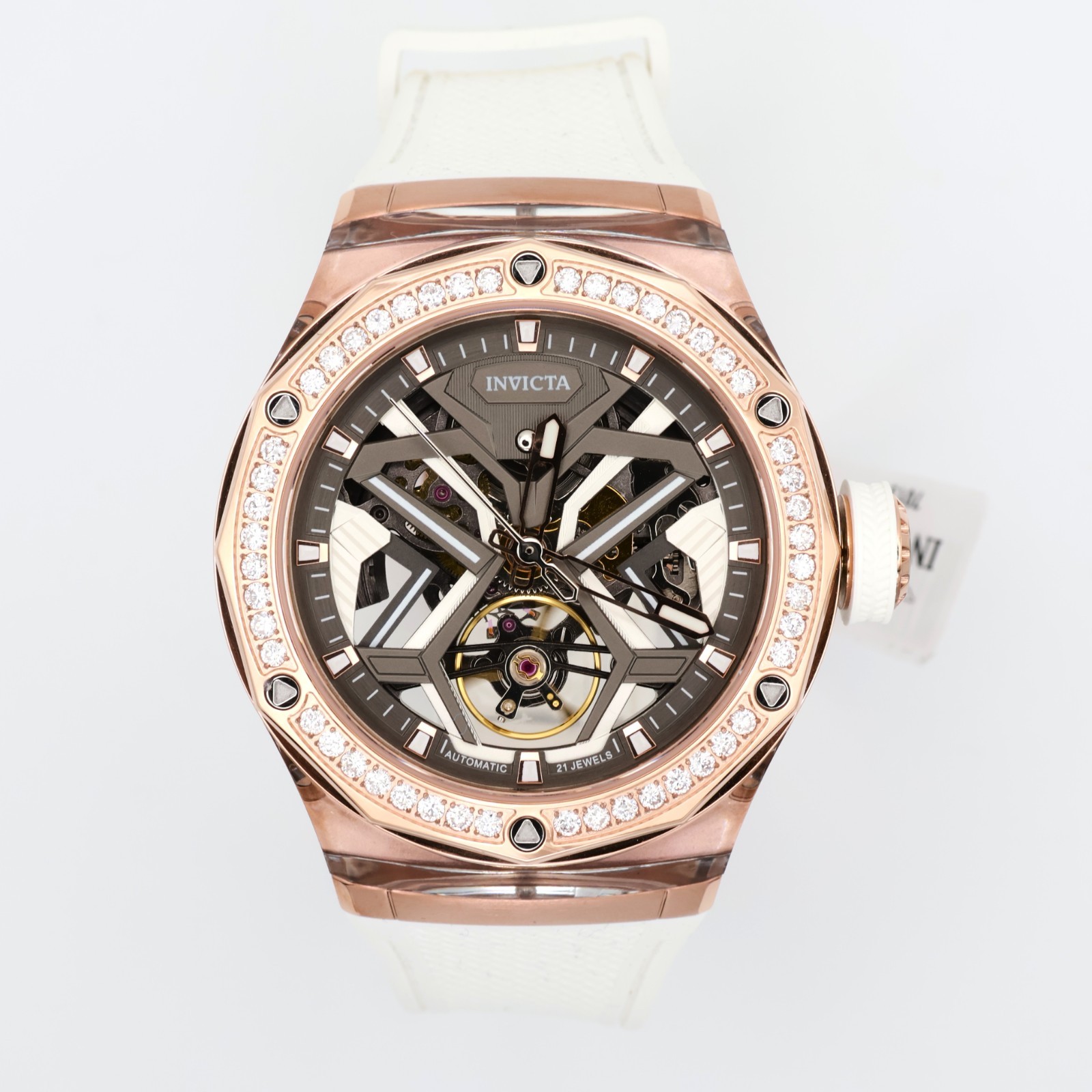Invicta - Objet D Art Lumidia - 1.6 CTW Lab Grown Diamonds - 45mm - (70131) Invicta - Objet D Art Lumidia - 1.6 CTW Lab Grown Diamonds - 45mm - (70131)